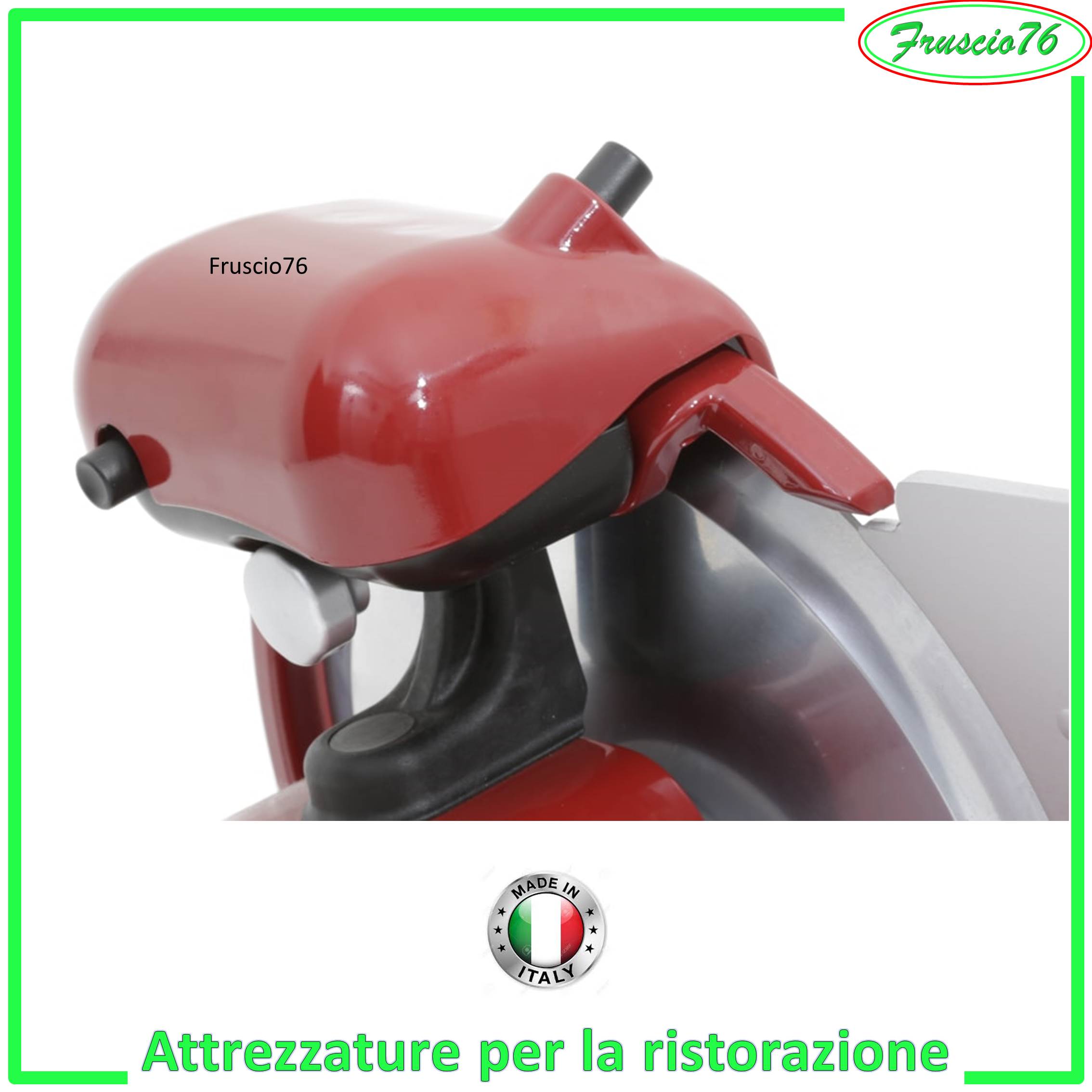 Affettatrice Elettrica RGV Luxury 25 Special Edition Rossa lama 250 mm x  Salumi